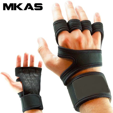 New 1 Pair Weight Lifting Training Gloves