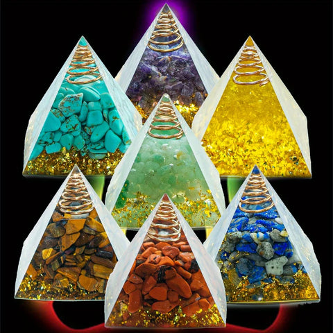 1.57inch Natural Crystal Pyramid Energy