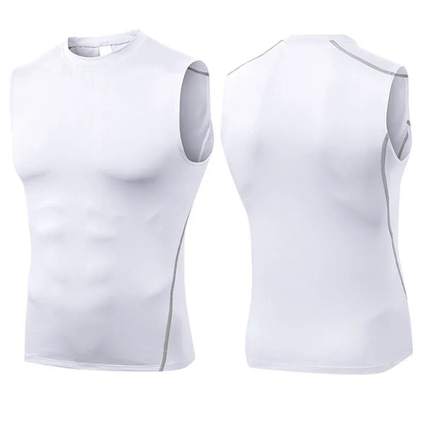 Men Compression Sport Skinny Vest