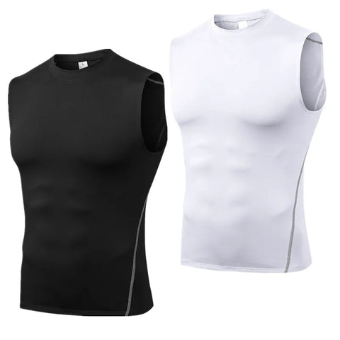 Men Compression Sport Skinny Vest