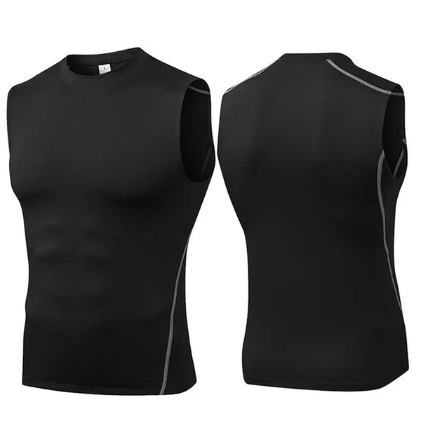 Men Compression Sport Skinny Vest