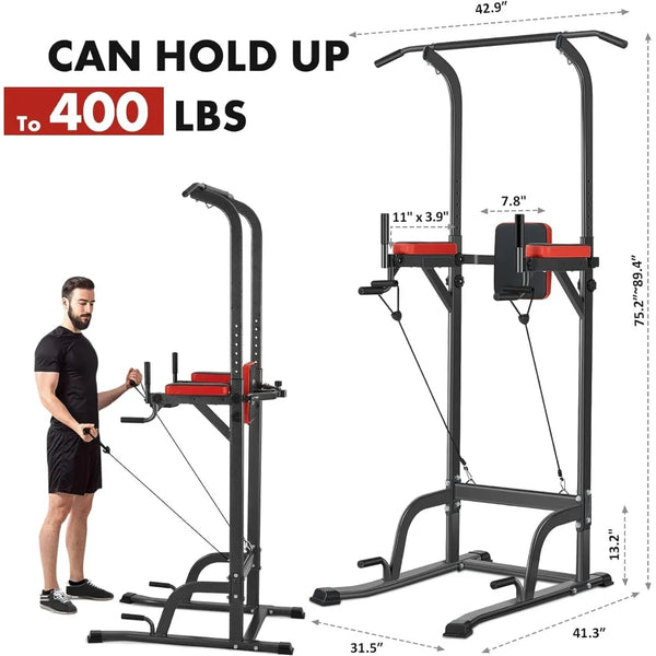 Power Tower Pull Up Workout