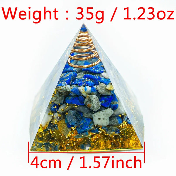 1.57inch Natural Crystal Pyramid Energy